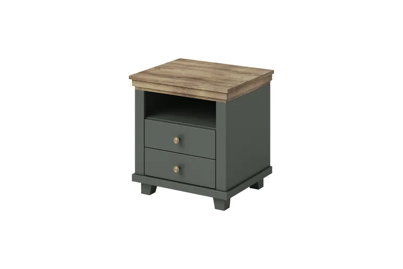 Doade Sängbord 62x200 cm - Grön|Natur - Möbler - Bord & matgrupp - Avlastningsbord & sidobord - Sängbord & nattduksbord