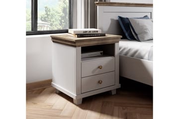 Doade Sängbord 62x246 cm - Askgrå|Natur - Möbler - Bord & matgrupp - Avlastningsbord & sidobord - Sängbord & nattduksbord