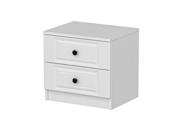 Fruitland Sängbord 54 cm i Trä med Förvaring och Lådor - Vit - Möbler - Bord & matgrupp - Avlastningsbord & sidobord - Sängbord & nattduksbord