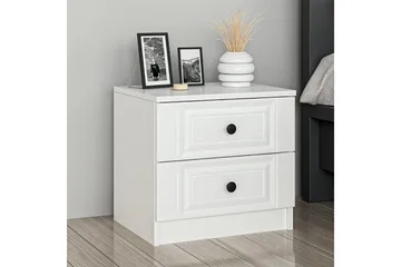 Fruitland Sängbord 54 cm - Vit - Möbler - Bord & matgrupp - Avlastningsbord & sidobord - Sängbord & nattduksbord