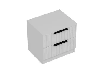 Fruitland Sängbord 54 cm - Vit - Möbler - Bord & matgrupp - Avlastningsbord & sidobord - Sängbord & nattduksbord