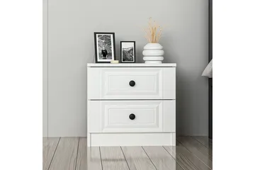 Fruitland Sängbord 54 cm - Vit - Möbler - Bord & matgrupp - Avlastningsbord & sidobord - Sängbord & nattduksbord