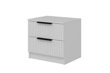 Fruitland Sängbord 54 cm - Vit - Möbler - Bord & matgrupp - Avlastningsbord & sidobord - Sängbord & nattduksbord