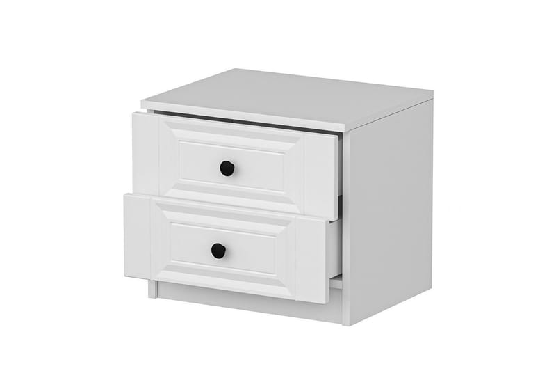 Fruitland Sängbord 54 cm - Vit - Möbler - Bord & matgrupp - Avlastningsbord & sidobord - Sängbord & nattduksbord