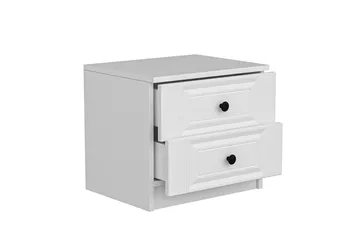 Fruitland Sängbord 54 cm - Vit - Möbler - Bord & matgrupp - Avlastningsbord & sidobord - Sängbord & nattduksbord