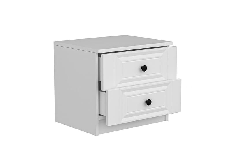 Fruitland Sängbord 54 cm - Vit - Möbler - Bord & matgrupp - Avlastningsbord & sidobord - Sängbord & nattduksbord