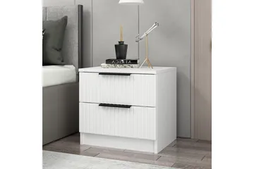 Fruitland Sängbord 54 cm - Vit - Möbler - Bord & matgrupp - Avlastningsbord & sidobord - Sängbord & nattduksbord