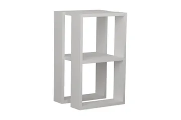 Homitis Sängbord 30 cm med Förvaring Hylla - Vit - Möbler - Bord & matgrupp - Avlastningsbord & sidobord - Sängbord & nattduksbord