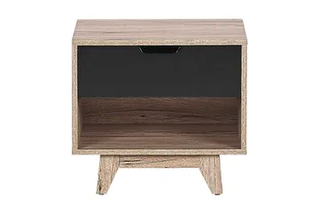 Hultz Soffbord 50 cm - Svart/Ljust Trä - Möbler - Bord & matgrupp - Avlastningsbord & sidobord - Sängbord & nattduksbord