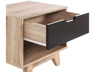 Hultz Soffbord 50 cm - Svart/Ljust Trä - Möbler - Bord & matgrupp - Avlastningsbord & sidobord - Sängbord & nattduksbord