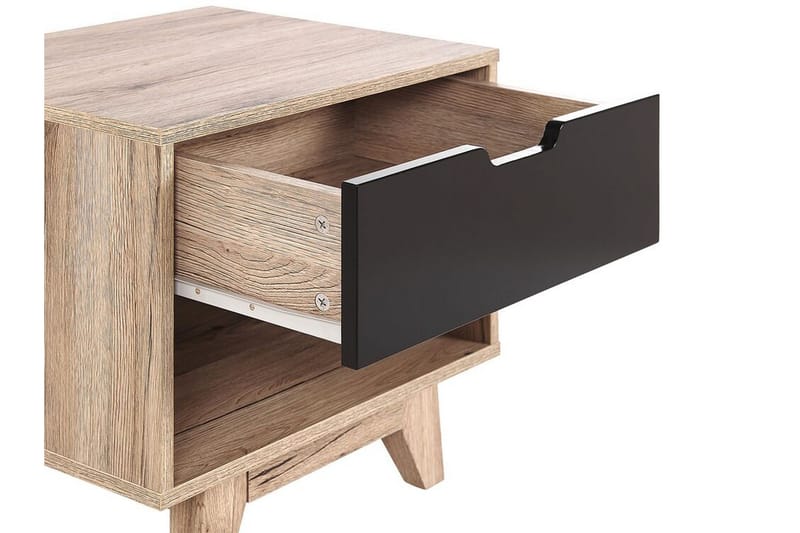 Hultz Soffbord 50 cm - Svart/Ljust Trä - Möbler - Bord & matgrupp - Avlastningsbord & sidobord - Sängbord & nattduksbord