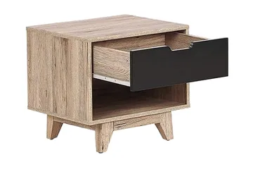 Hultz Soffbord 50 cm - Svart/Ljust Trä - Möbler - Bord & matgrupp - Avlastningsbord & sidobord - Sängbord & nattduksbord