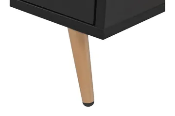Indio Sängbord 50 cm - Svart/Guld - Möbler - Bord & matgrupp - Avlastningsbord & sidobord - Sängbord & nattduksbord