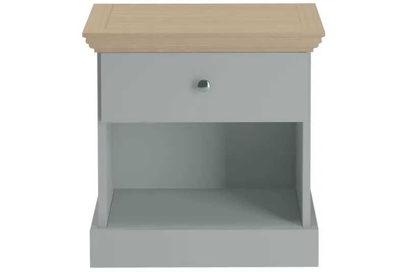 Jundapah Sängbord 45x35 cm - Grå/Brun - Möbler - Bord & matgrupp - Avlastningsbord & sidobord - Sängbord & nattduksbord