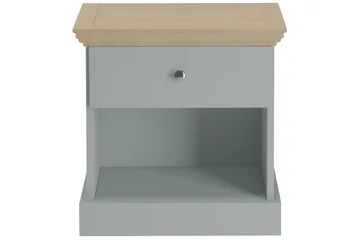 Jundapah Sängbord 45x35 cm - Grå/Brun - Möbler - Bord & matgrupp - Avlastningsbord & sidobord - Sängbord & nattduksbord