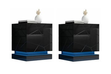 Juniskär Sängbord 46 cm - Svart - Möbler - Bord & matgrupp - Avlastningsbord & sidobord - Sängbord & nattduksbord