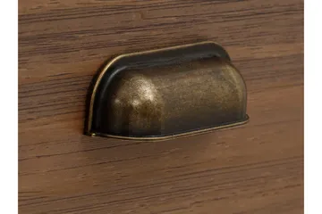 Kagami Sängbord 45x38 cm - Vit/Brun - Möbler - Bord & matgrupp - Avlastningsbord & sidobord - Sängbord & nattduksbord