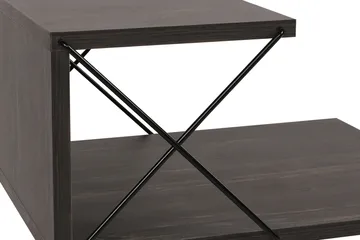Kaysie Sängbord 50 cm - Mörkbrun - Möbler - Bord & matgrupp - Avlastningsbord & sidobord - Sängbord & nattduksbord