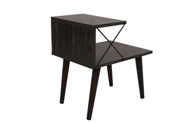Kaysie Sängbord 50 cm - Mörkbrun - Möbler - Bord & matgrupp - Avlastningsbord & sidobord - Sängbord & nattduksbord