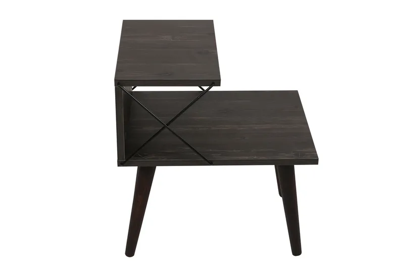 Kaysie Sängbord 50 cm - Mörkbrun - Möbler - Bord & matgrupp - Avlastningsbord & sidobord - Sängbord & nattduksbord