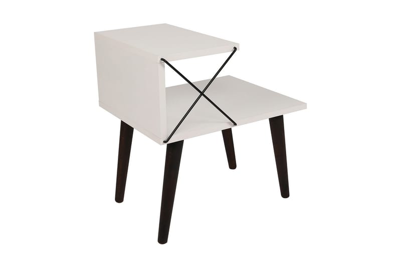 Kaysie Sängbord 50 cm, Vit