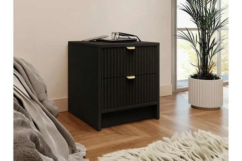 Kintore Sängbord 35 cm - Svart - Möbler - Bord & matgrupp - Avlastningsbord & sidobord - Sängbord & nattduksbord