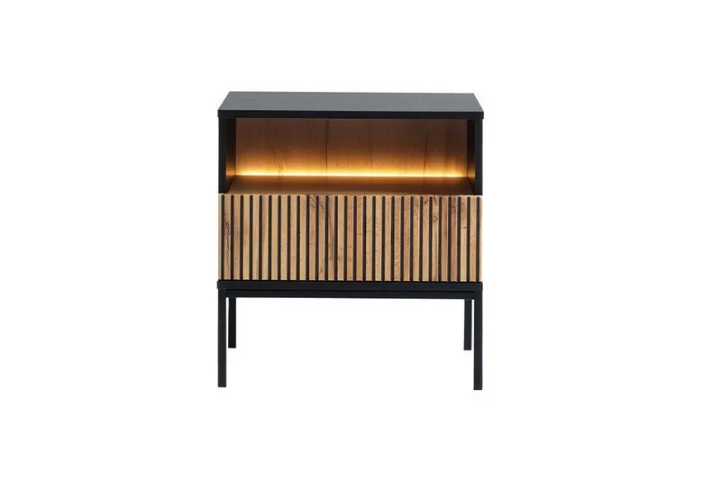 Klinkerville Sängbord 54 cm - Svart - Möbler - Bord & matgrupp - Avlastningsbord & sidobord - Sängbord & nattduksbord