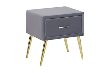 Larochelle Sängbord - Grå - Möbler - Bord & matgrupp - Avlastningsbord & sidobord - Sängbord & nattduksbord