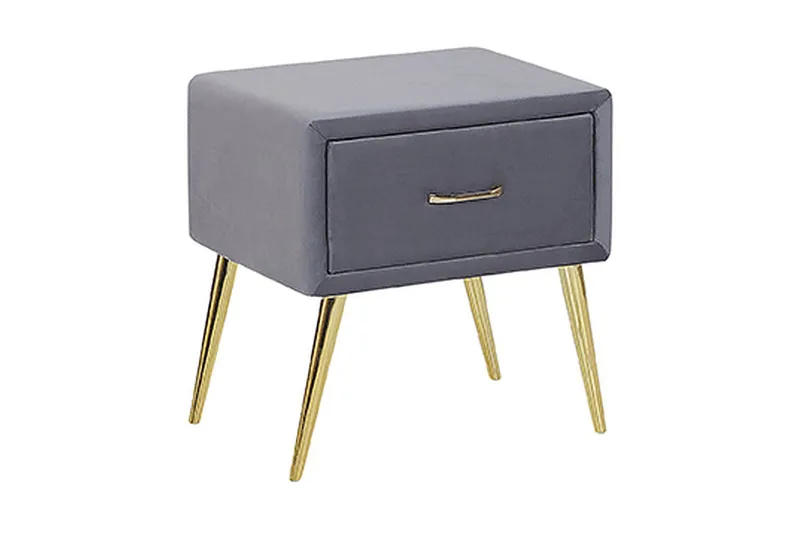 Larochelle Sängbord - Grå - Möbler - Bord & matgrupp - Avlastningsbord & sidobord - Sängbord & nattduksbord