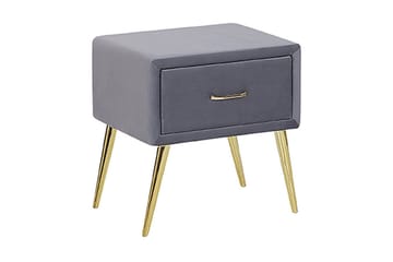 Larochelle Sängbord - Grå - Möbler - Bord & matgrupp - Avlastningsbord & sidobord - Sängbord & nattduksbord