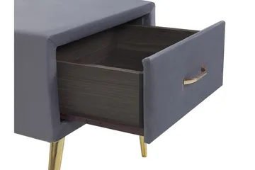 Larochelle Sängbord - Grå - Möbler - Bord & matgrupp - Avlastningsbord & sidobord - Sängbord & nattduksbord