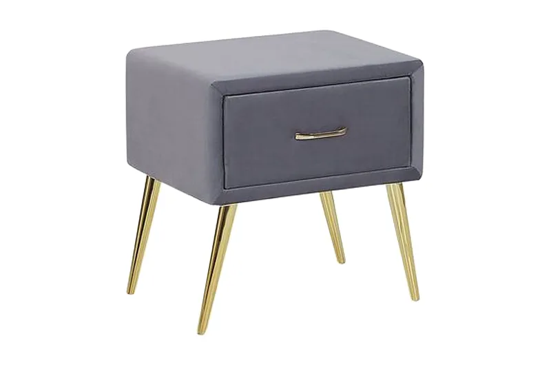 Larochelle Sängbord - Grå - Möbler - Bord & matgrupp - Avlastningsbord & sidobord - Sängbord & nattduksbord