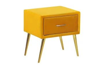 Larochelle Sängbord - Gul - Möbler - Bord & matgrupp - Avlastningsbord & sidobord - Sängbord & nattduksbord
