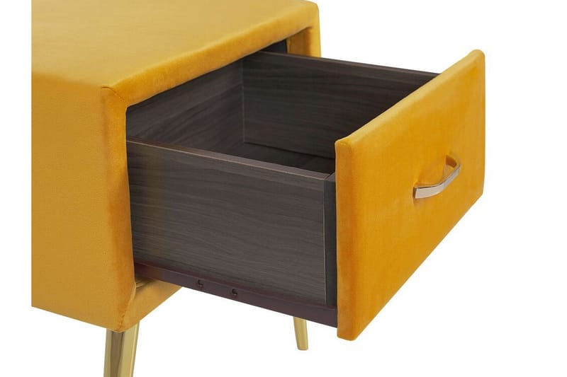 Larochelle Sängbord - Gul - Möbler - Bord & matgrupp - Avlastningsbord & sidobord - Sängbord & nattduksbord