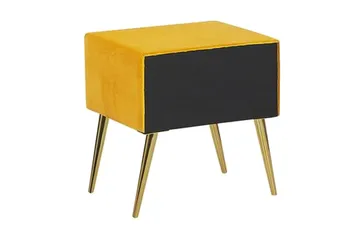 Larochelle Sängbord - Gul - Möbler - Bord & matgrupp - Avlastningsbord & sidobord - Sängbord & nattduksbord