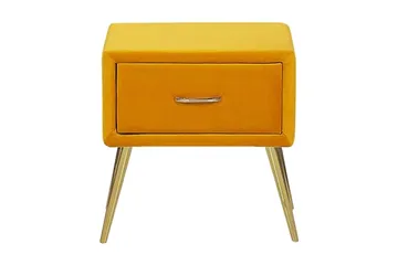 Larochelle Sängbord - Gul - Möbler - Bord & matgrupp - Avlastningsbord & sidobord - Sängbord & nattduksbord