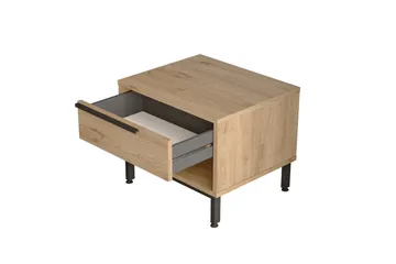 Liyakat Sängbord 53,6 cm - Valnöt - Möbler - Bord & matgrupp - Avlastningsbord & sidobord - Sängbord & nattduksbord