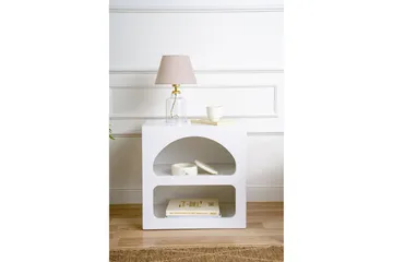 Lorin Sängbord 50 cm - Vit - Möbler - Bord & matgrupp - Avlastningsbord & sidobord - Sängbord & nattduksbord