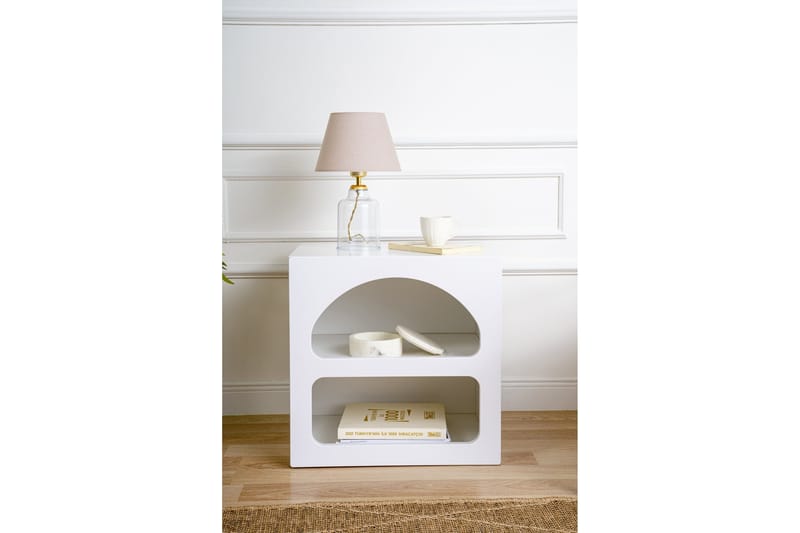Lorin Sängbord 50 cm - Vit - Möbler - Bord & matgrupp - Avlastningsbord & sidobord - Sängbord & nattduksbord