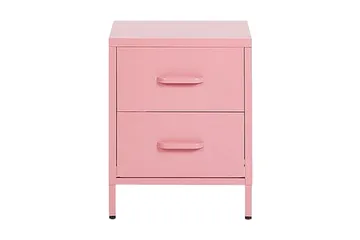 Malavin Sängbord 43 cm - Stål/Rosa - Möbler - Bord & matgrupp - Avlastningsbord & sidobord - Sängbord & nattduksbord