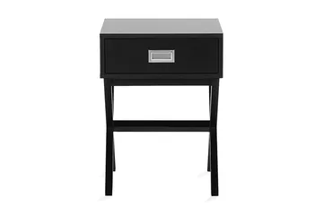 Mondejar Sängbord 40 cm med Förvaring Låda - Svart - Möbler - Bord & matgrupp - Avlastningsbord & sidobord - Sängbord & nattduksbord