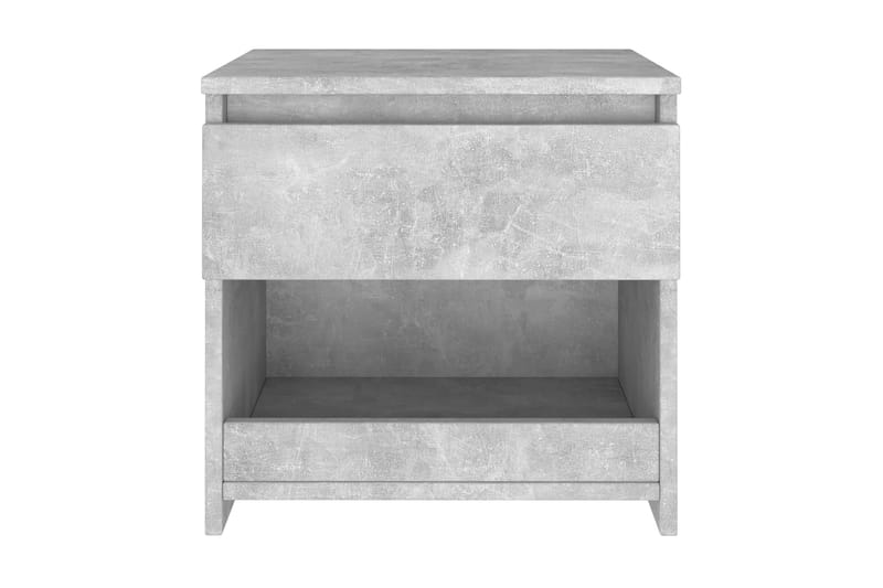 Nattduksbord betonggrå 40x30x39 cm spånskiva - Grå - Sängbord & nattduksbord