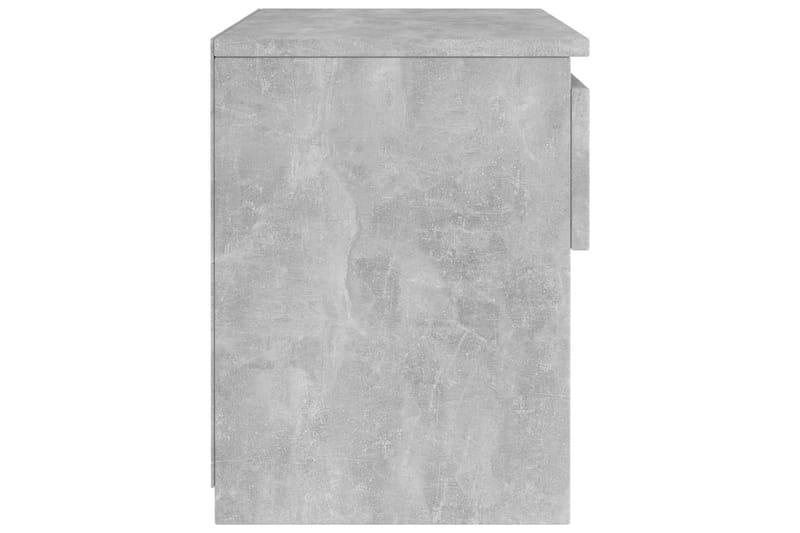 Nattduksbord betonggrå 40x30x39 cm spånskiva - Grå - Sängbord & nattduksbord