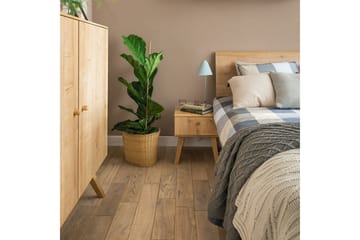 Nature Sängbord 40 cm med Förvaring Ek - Natur - Möbler - Bord & matgrupp - Avlastningsbord & sidobord - Sängbord & nattduksbord