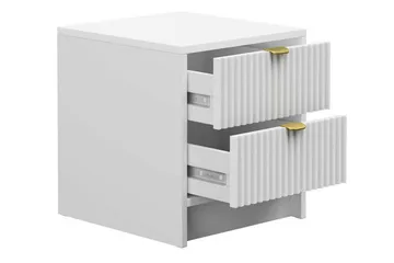 Novaj Sängbord 35 cm - Vit - Möbler - Bord & matgrupp - Avlastningsbord & sidobord - Sängbord & nattduksbord