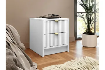 Novaj Sängbord 35 cm - Vit - Möbler - Bord & matgrupp - Avlastningsbord & sidobord - Sängbord & nattduksbord