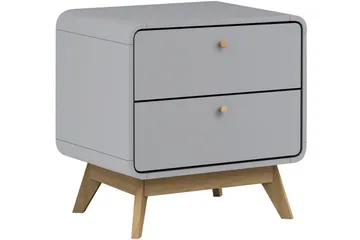 Olivet Sängbord 51 cm - Grå - Möbler - Bord & matgrupp - Avlastningsbord & sidobord - Sängbord & nattduksbord