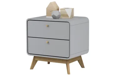 Olivet Sängbord 51 cm - Grå - Möbler - Bord & matgrupp - Avlastningsbord & sidobord - Sängbord & nattduksbord