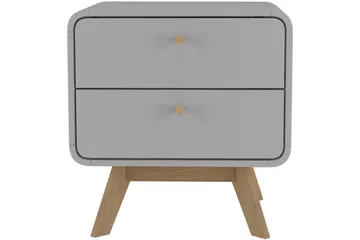 Olivet Sängbord 51 cm - Grå - Möbler - Bord & matgrupp - Avlastningsbord & sidobord - Sängbord & nattduksbord