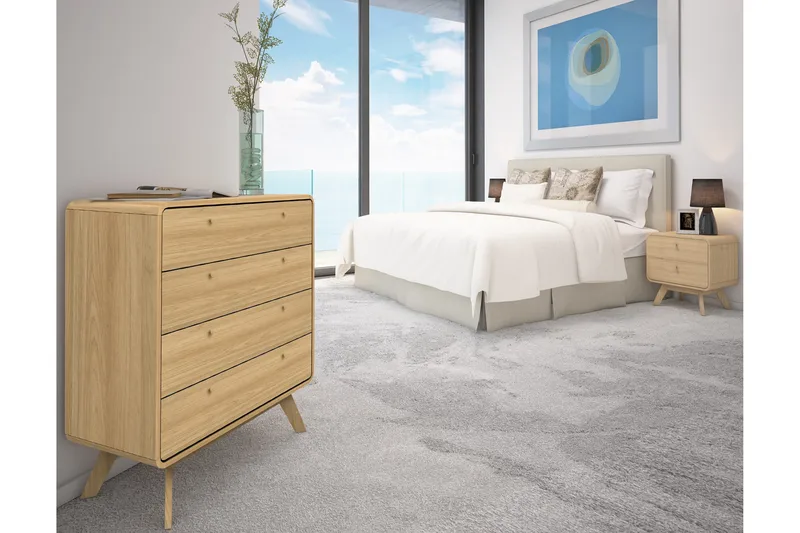 Olivet Sängbord 51 cm - Natur - Möbler - Bord & matgrupp - Avlastningsbord & sidobord - Sängbord & nattduksbord